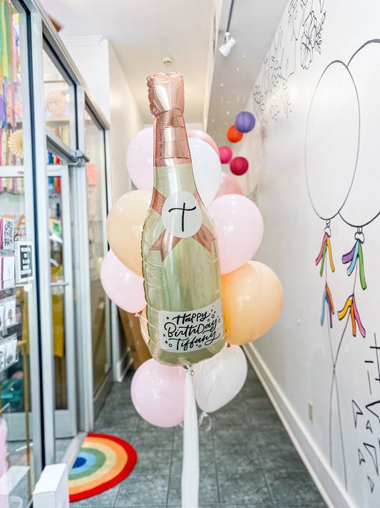 Champagne Balloon Bundle.