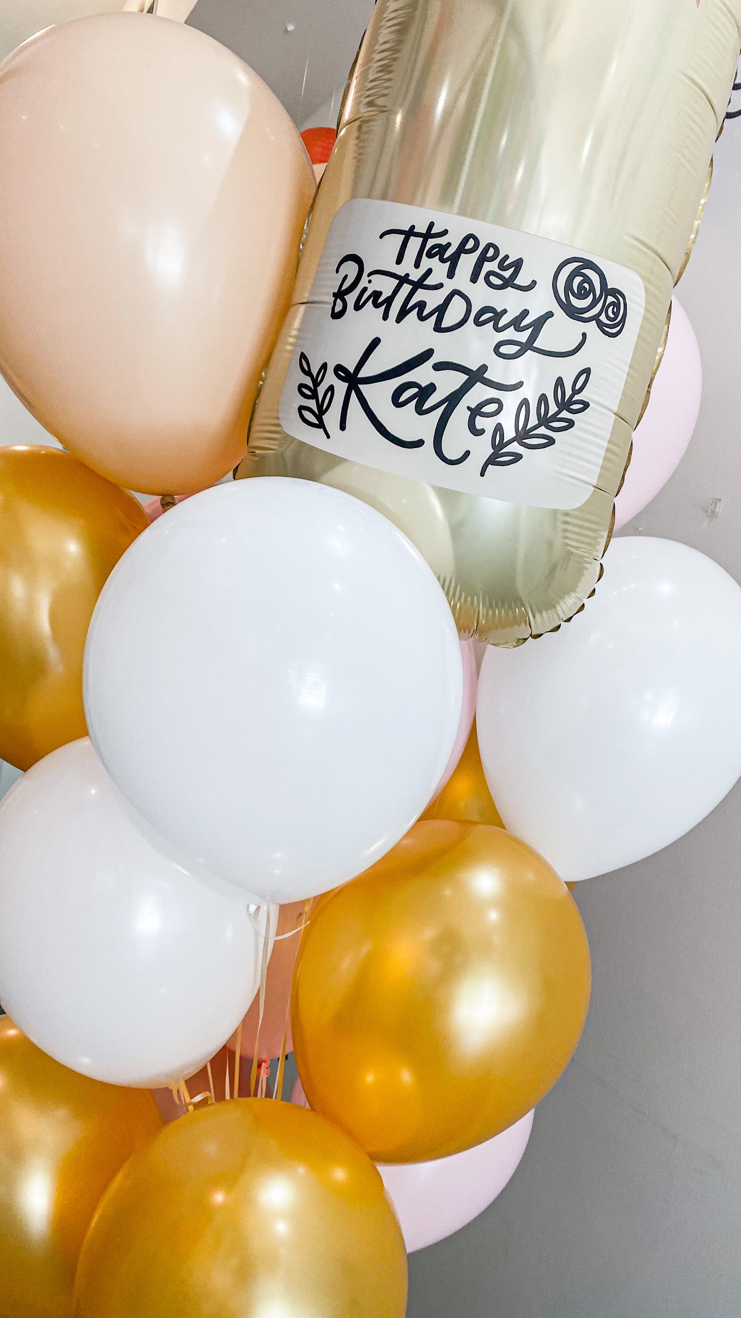 Champagne Balloon Bundle.